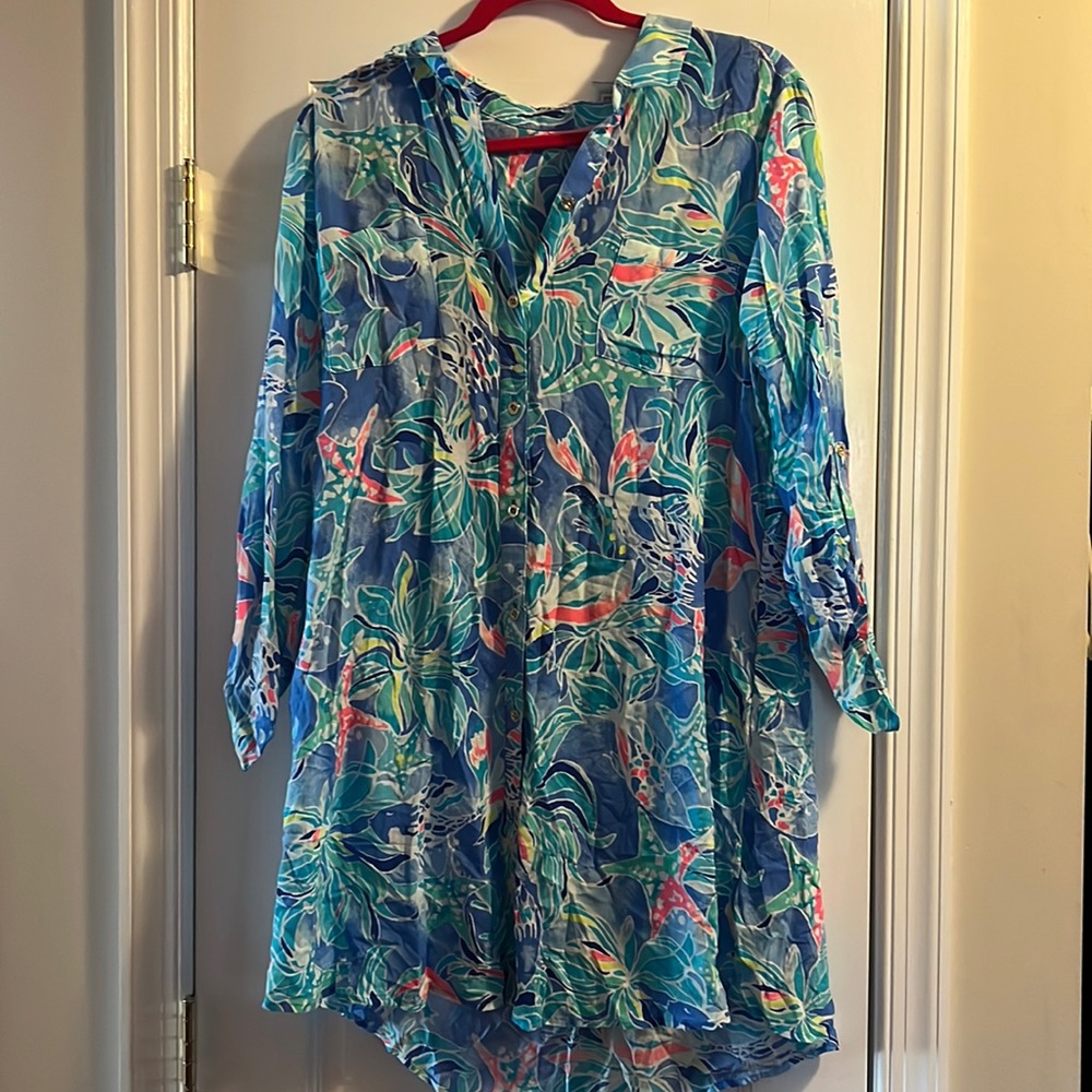 Lilly Pulitzer Cover-up dress.